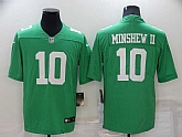 Nike Eagles 10 Gardner Minshew II Green Color Rush Limited Jersey,baseball caps,new era cap wholesale,wholesale hats